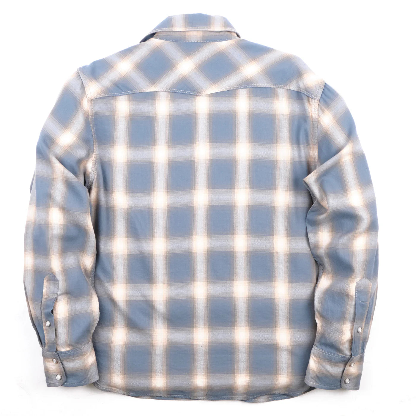 Freenote Cloth Bodie Shirt - Clear Blue Plaid