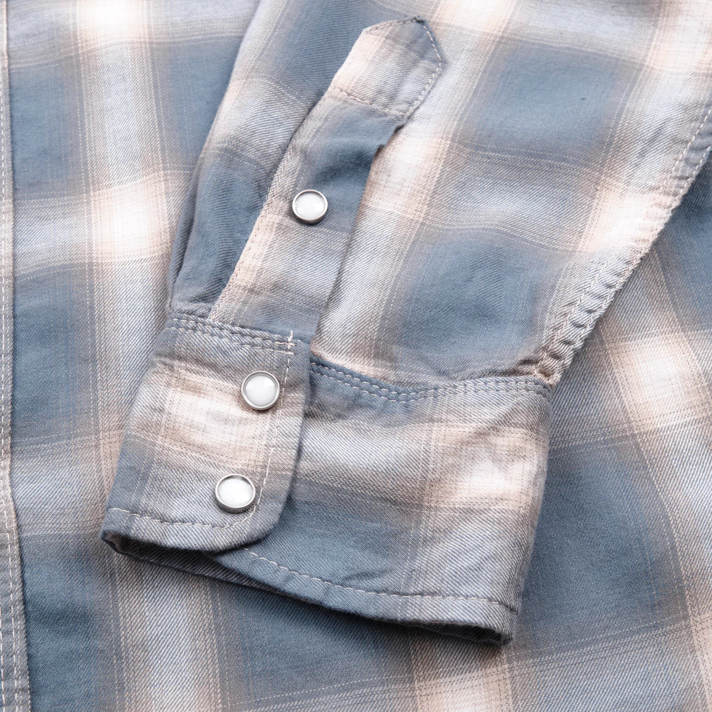 Freenote Cloth Bodie Shirt - Clear Blue Plaid