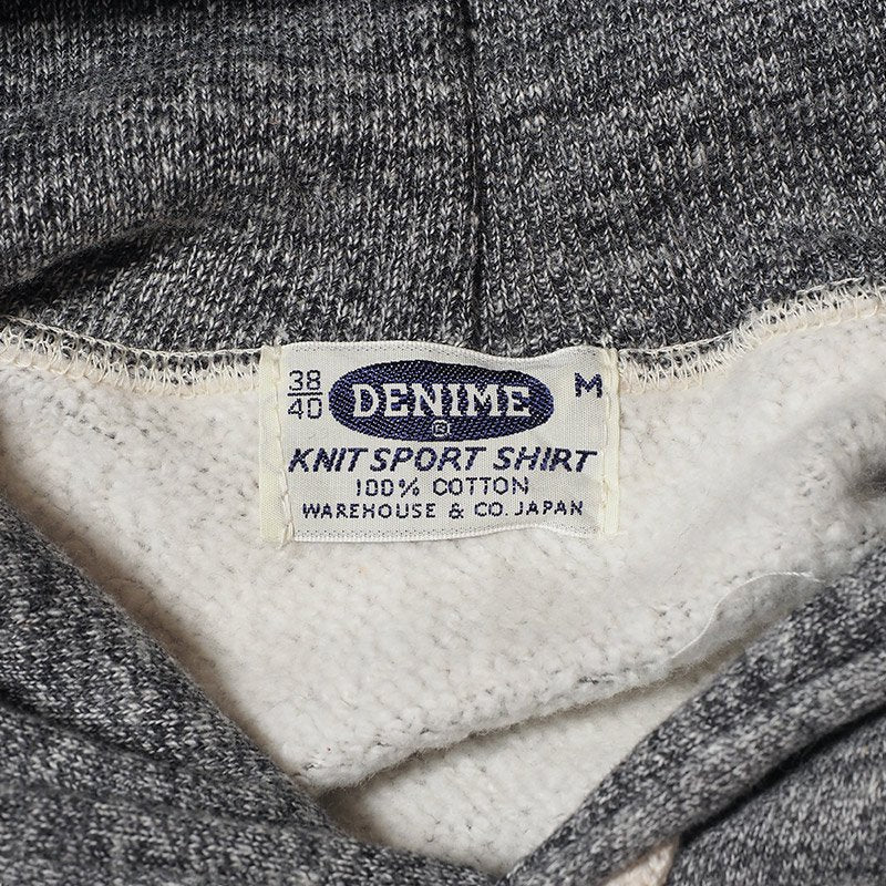 Denime Lot 262 - Four Needle Raglan Hoodie - Dark Heather Grey