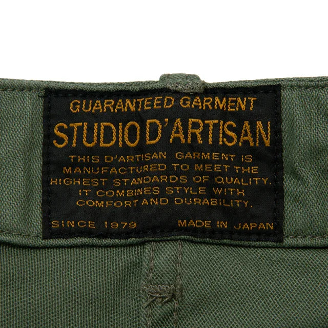Studio D'Artisan 1898 Baker Pant - Army Green