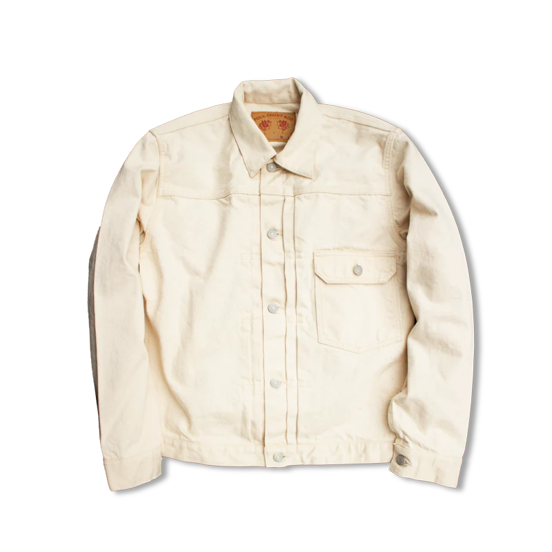 Fullcount 2107EC Type 1 Denim Jacket - Ecru
