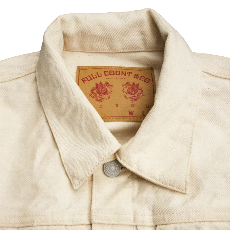 Fullcount 2107EC Type 1 Denim Jacket - Ecru