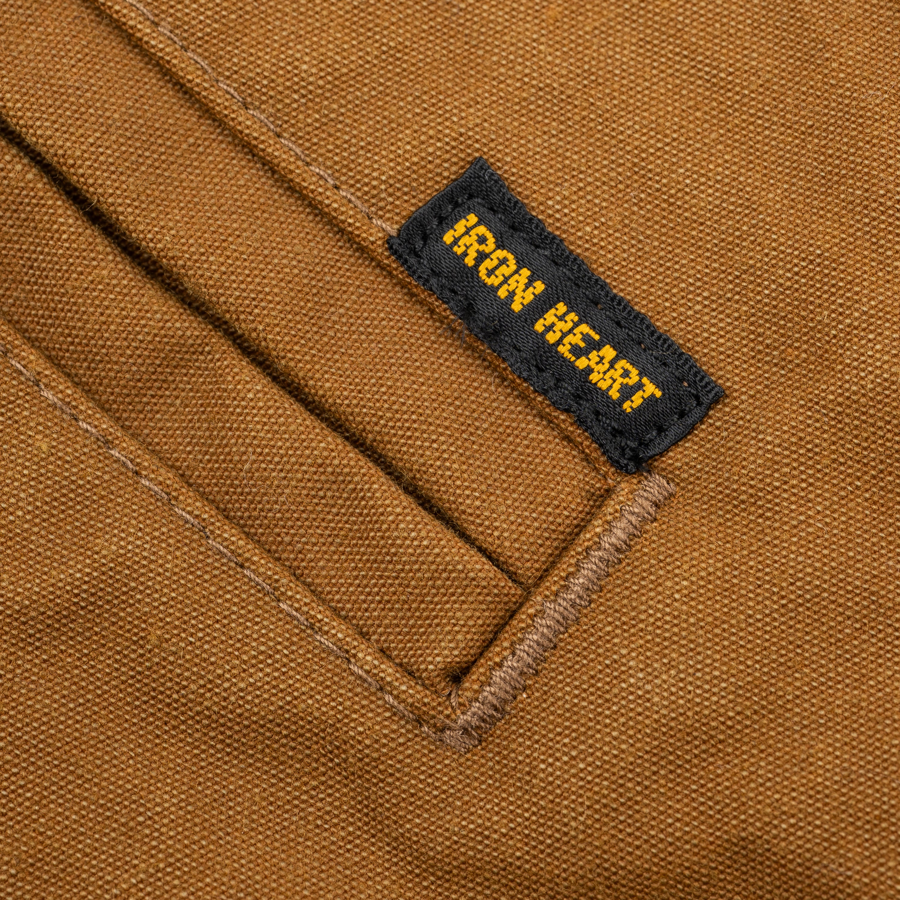 Iron Heart IHV-49-BRN 9oz Canvas Work Vest - Brown