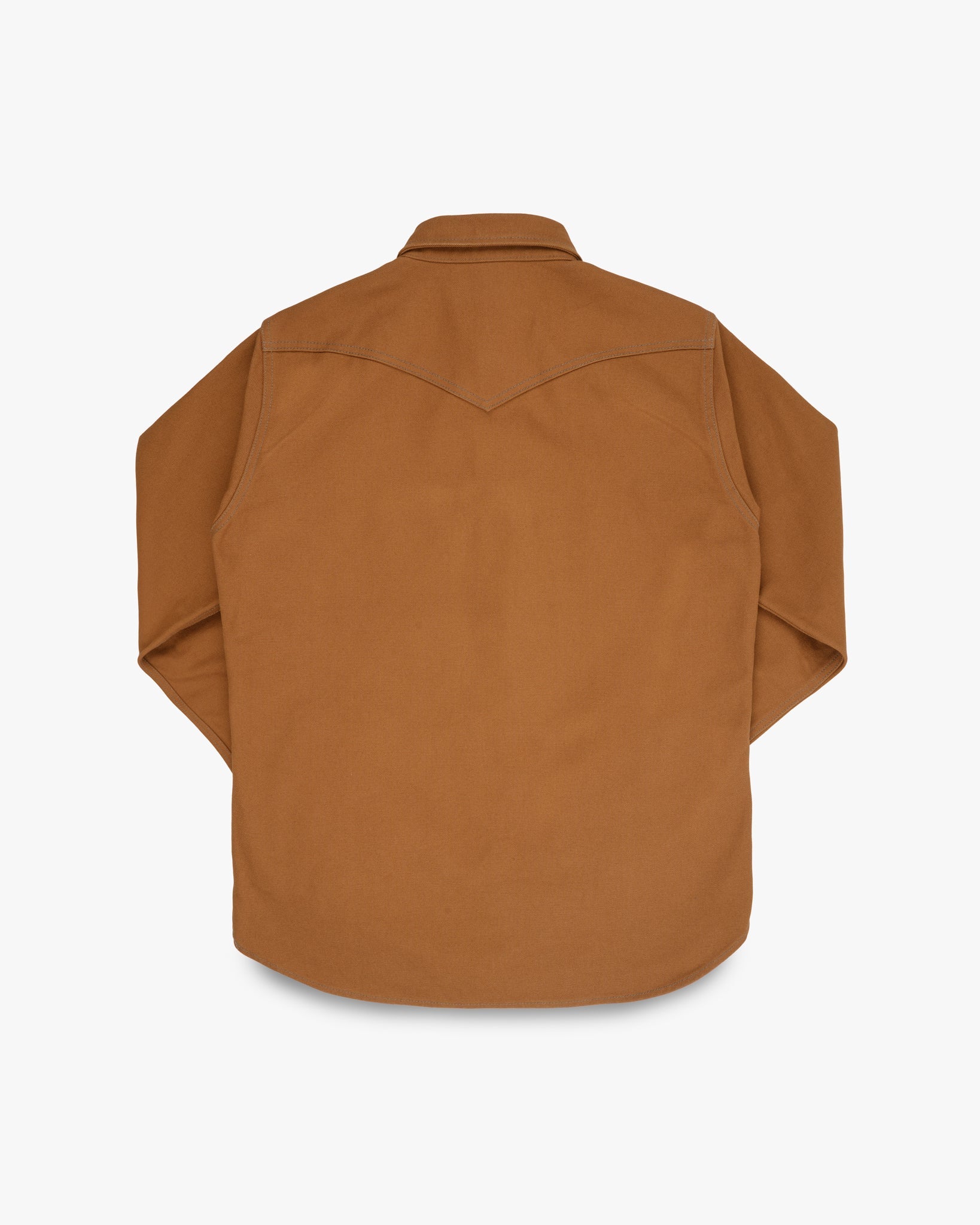 Iron Heart IHSH-422-BRN 17oz Cotton Duck CPO Shirt - Brown