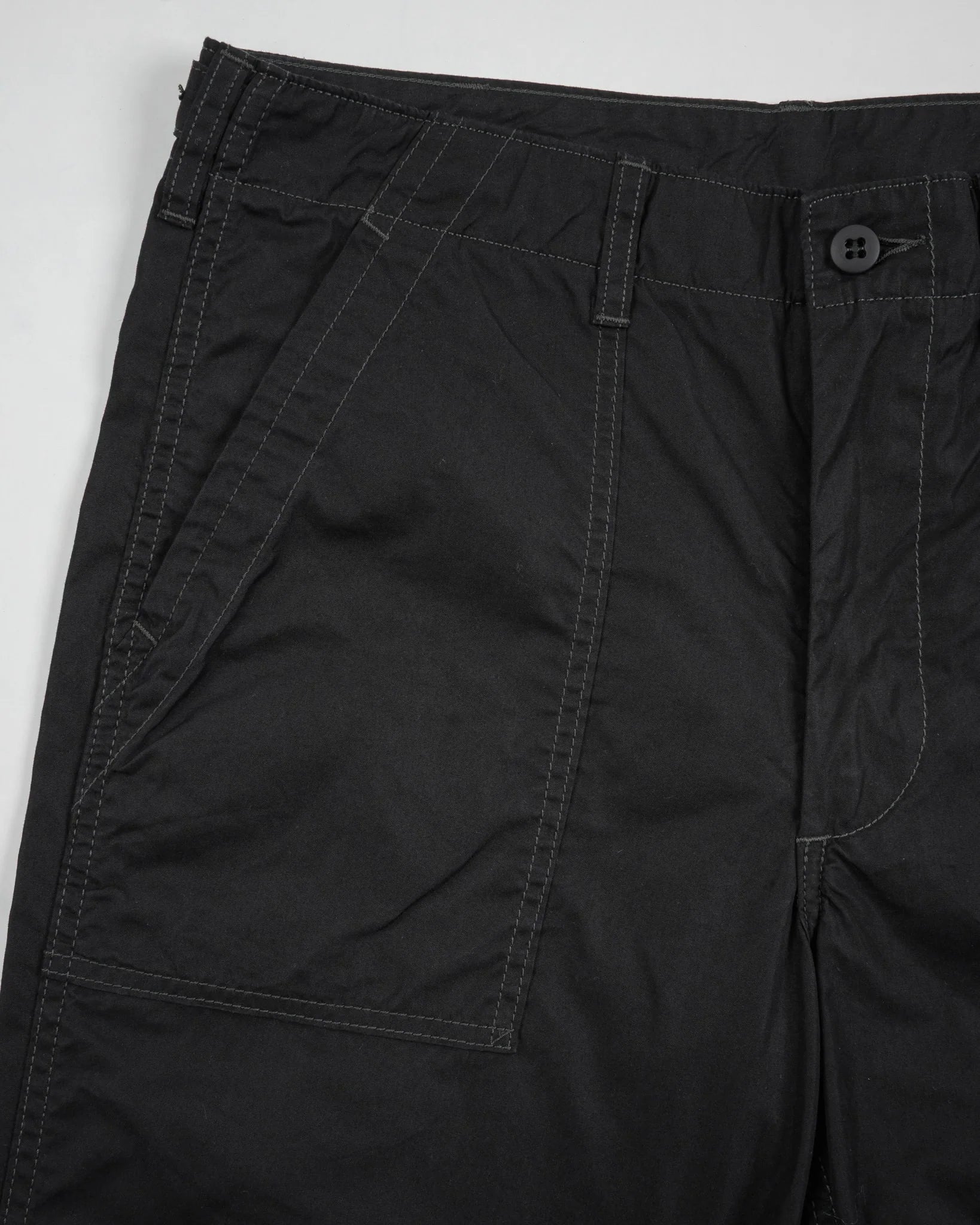 Iron Heart IH-745-BLK 4oz Cotton/Nylon Baker Pants - Black