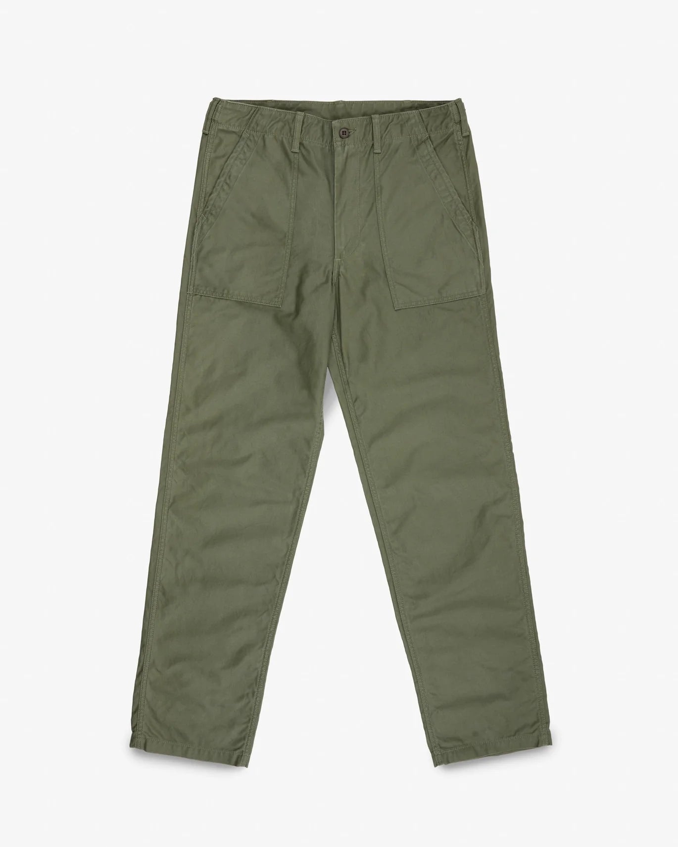 Iron Heart IH-744-GRN 10oz Back Sateen Baker Pants - Army Green