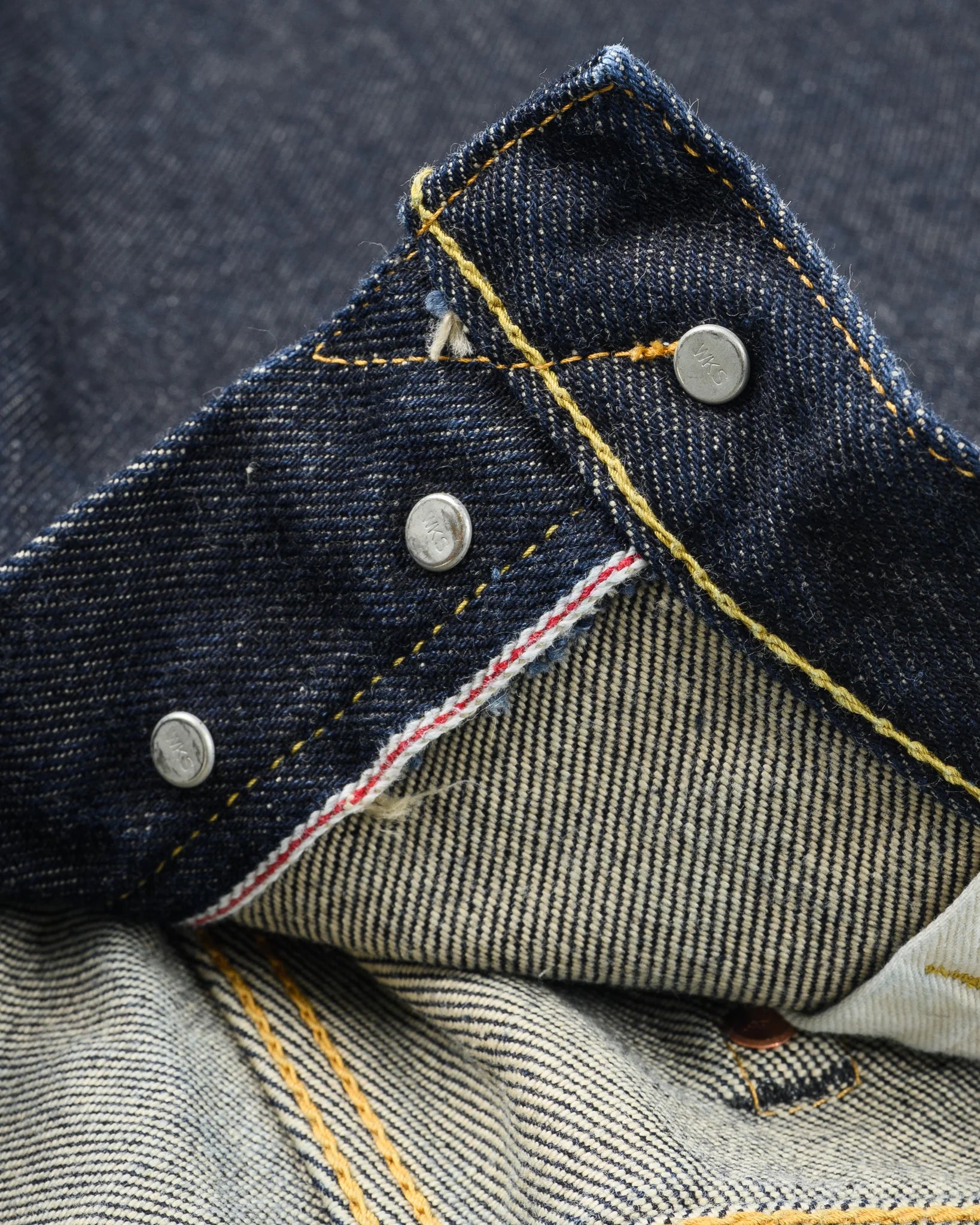 Iron Heart IH-555S-21 21oz Selvedge Denim Super Slim Cut Jeans - Indigo