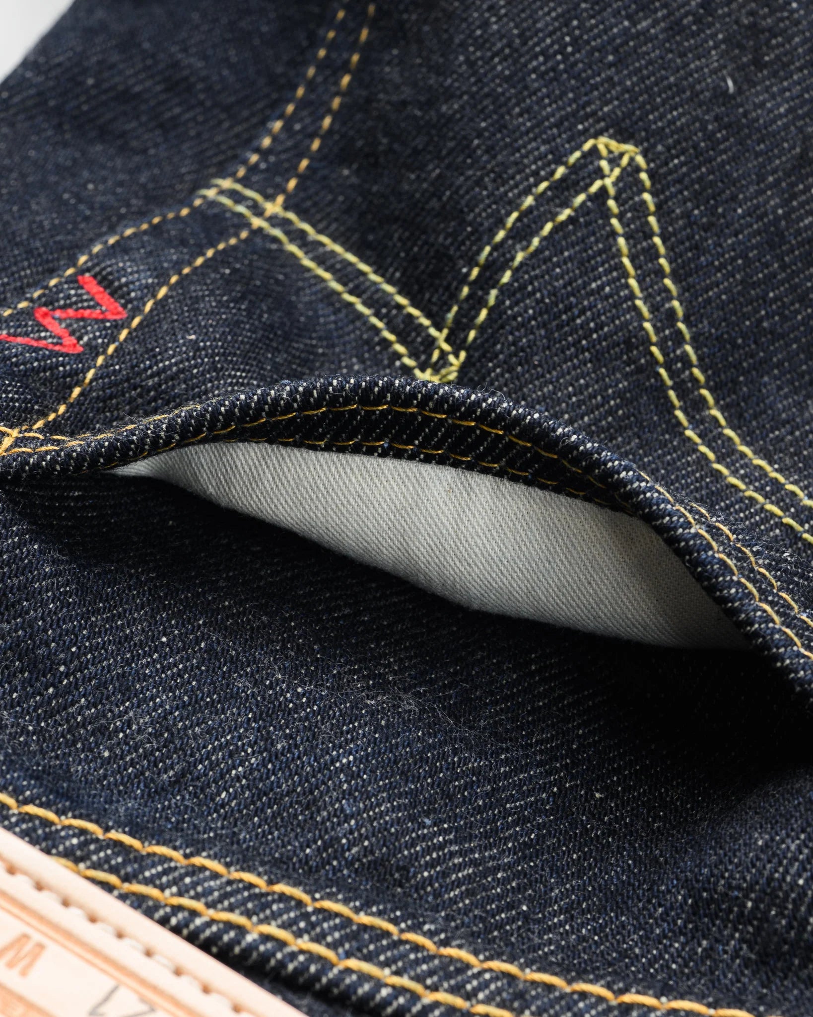 Iron Heart IH-555S-21 21oz Selvedge Denim Super Slim Cut Jeans - Indigo