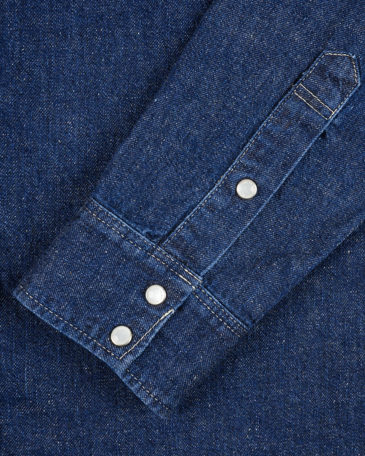 Iron Heart IHSH-448-IND 7oz Recycled Cotton Denim Western Shirt - Indigo