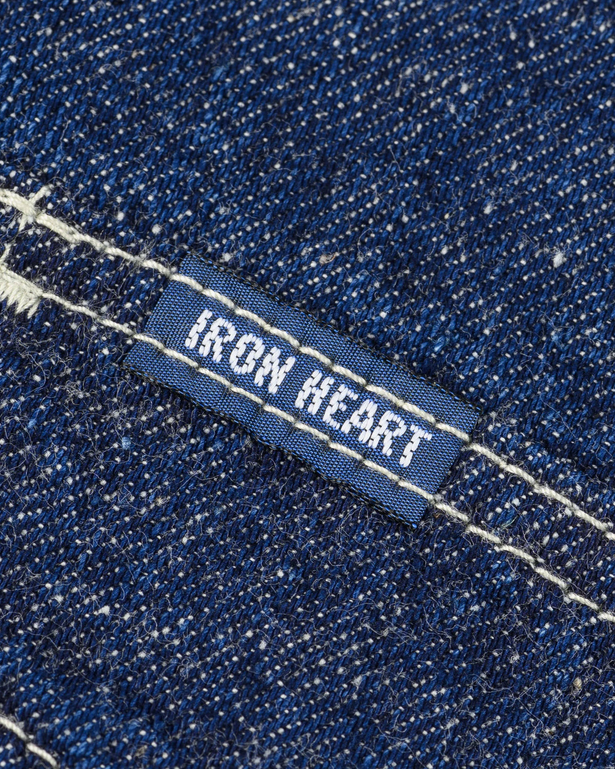 Iron Heart IHSH-448-IND 7oz Recycled Cotton Denim Western Shirt - Indigo