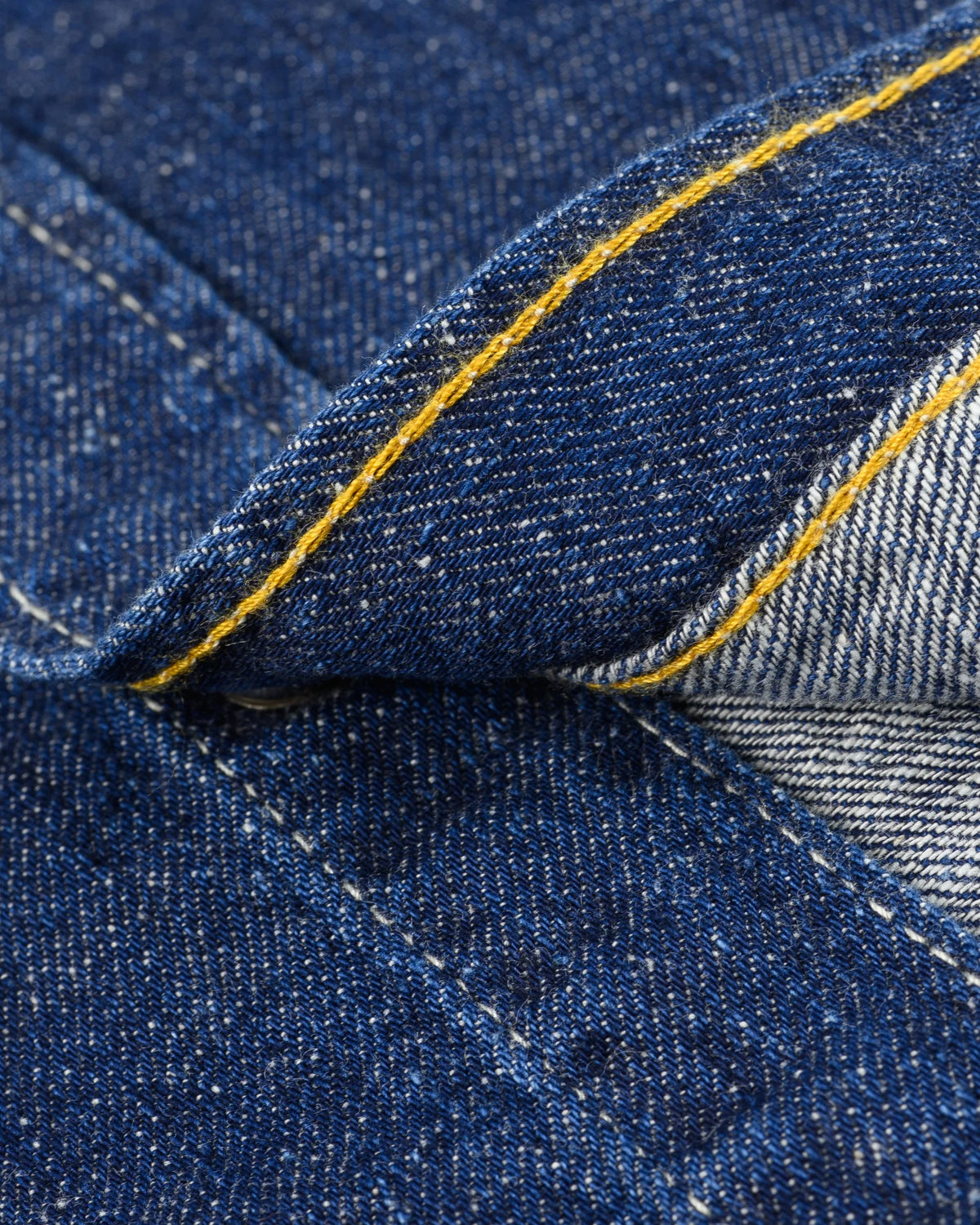 Iron Heart IHSH-448-IND 7oz Recycled Cotton Denim Western Shirt - Indigo