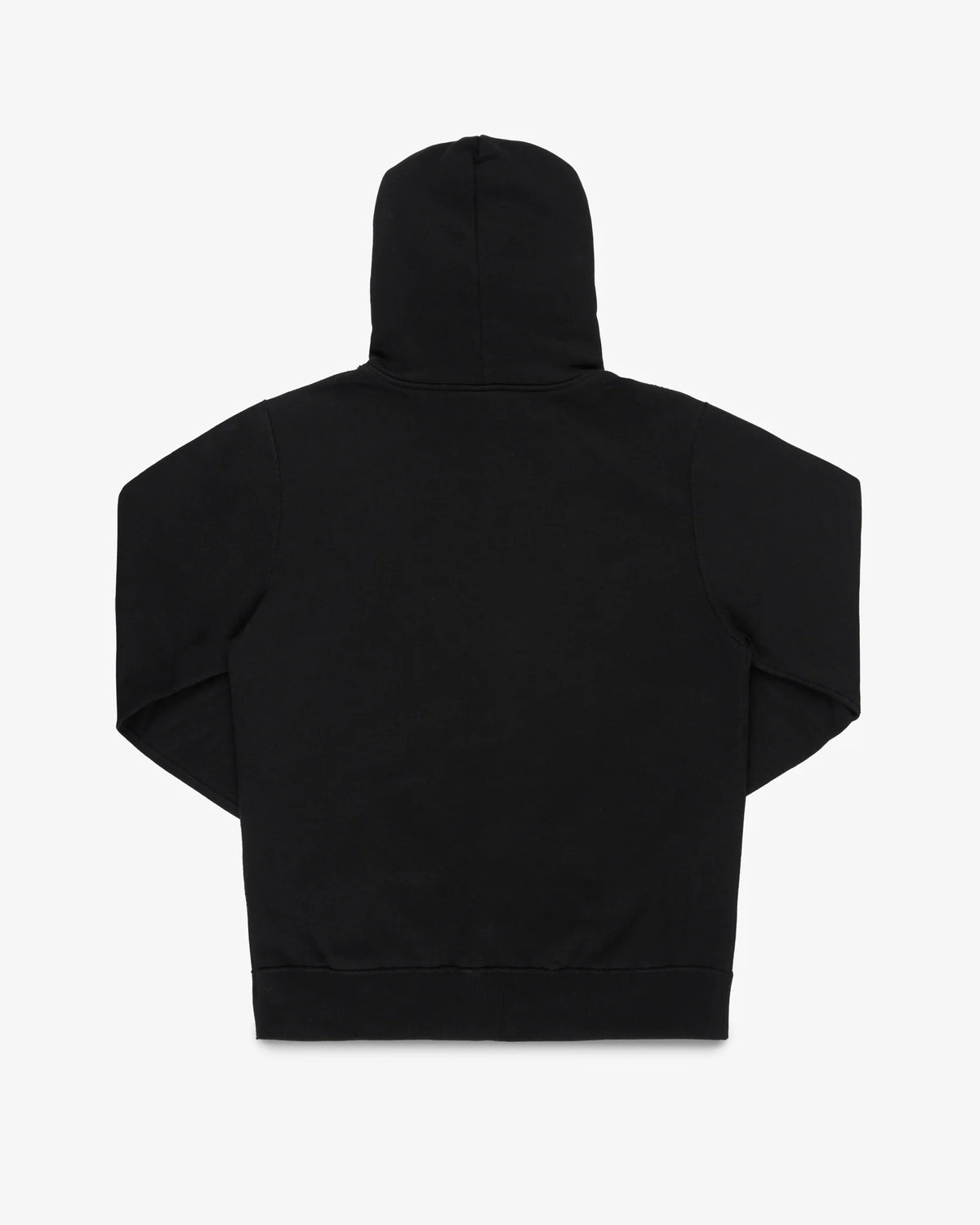 Iron Heart IHSW-82L-BLK 14oz Ultra Heavyweight Loopwheel Cotton Zip Up Hoodie - Black