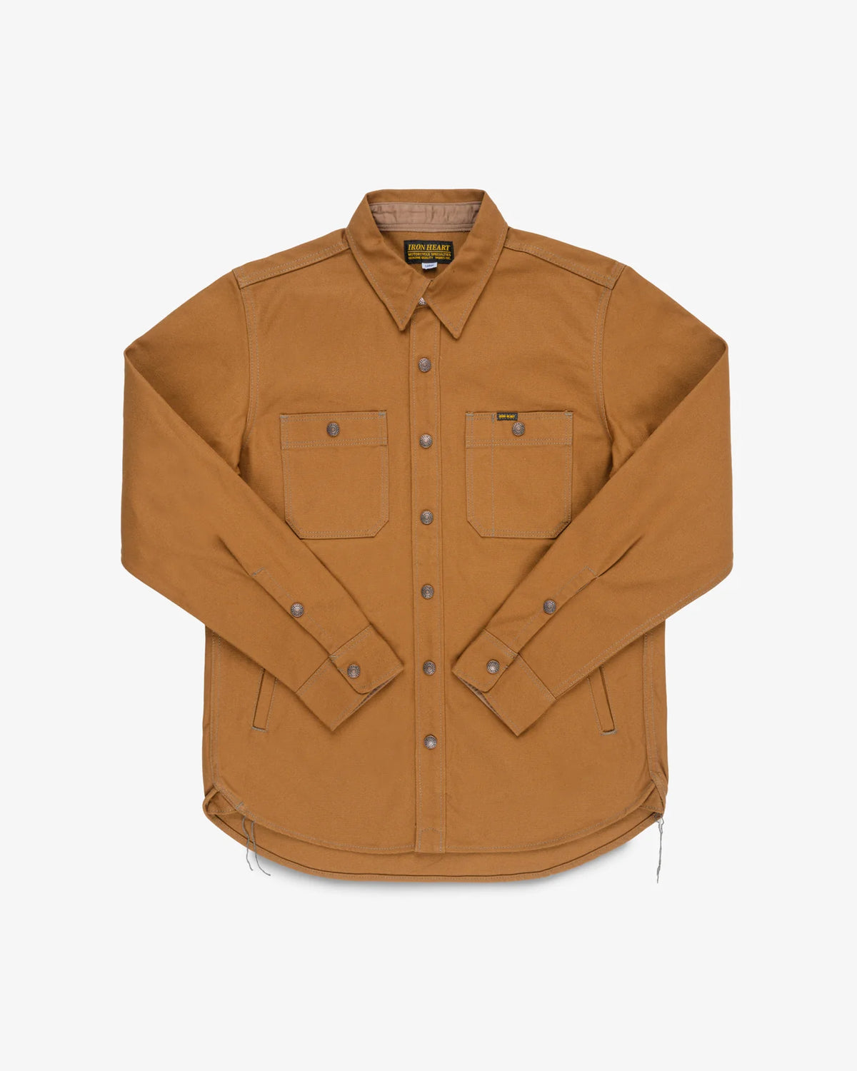 Iron Heart IHSH-189-BRN 17oz Duck CPO Work Shirt - 