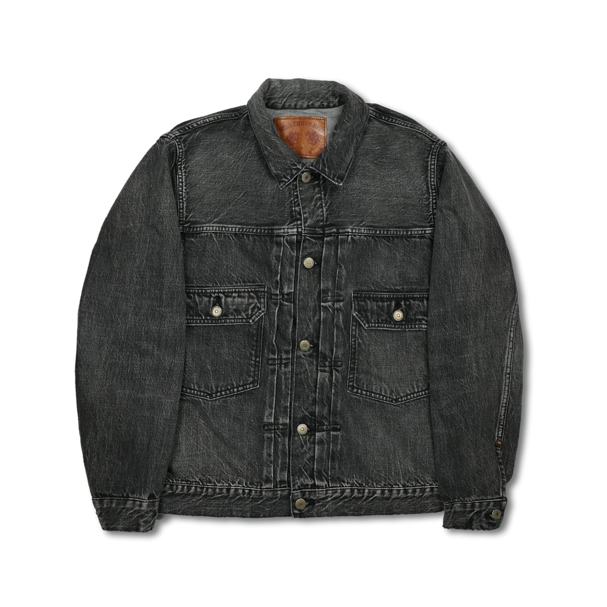 Fullcount 2102BKHW Type 2 Black Denim Jacket - Dartford – Guilty Party