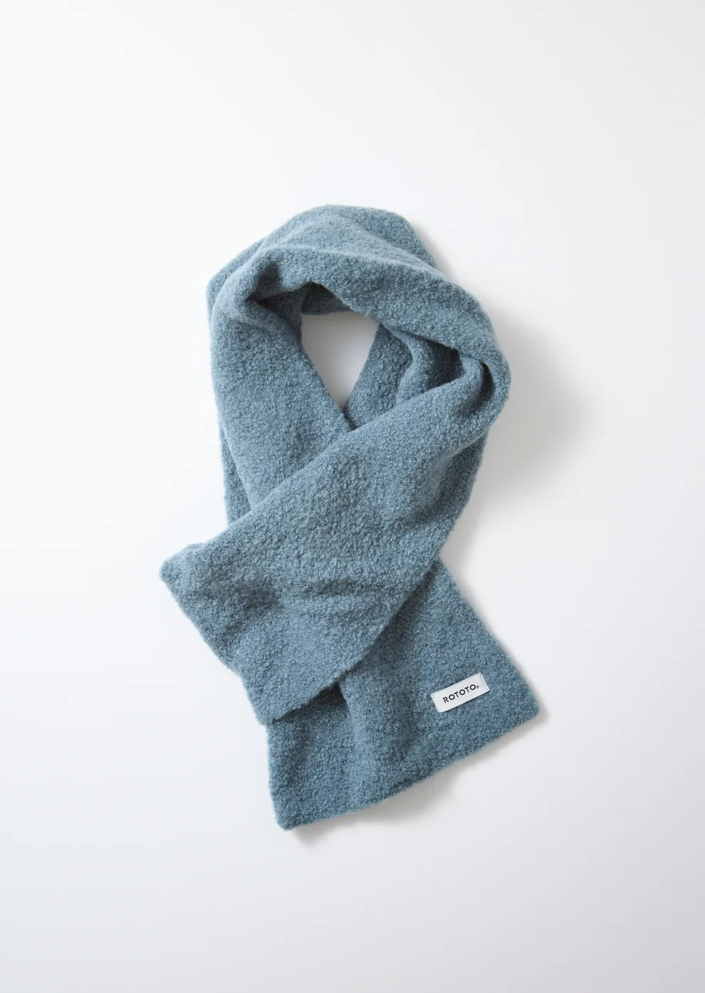 ROTOTO Alpaca Boucle Short Scarf