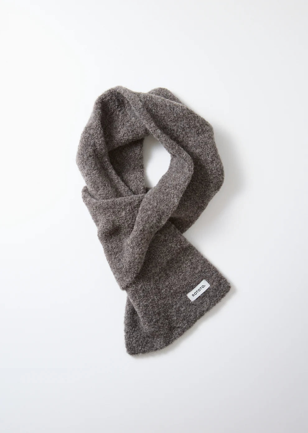 ROTOTO Alpaca Boucle Short Scarf