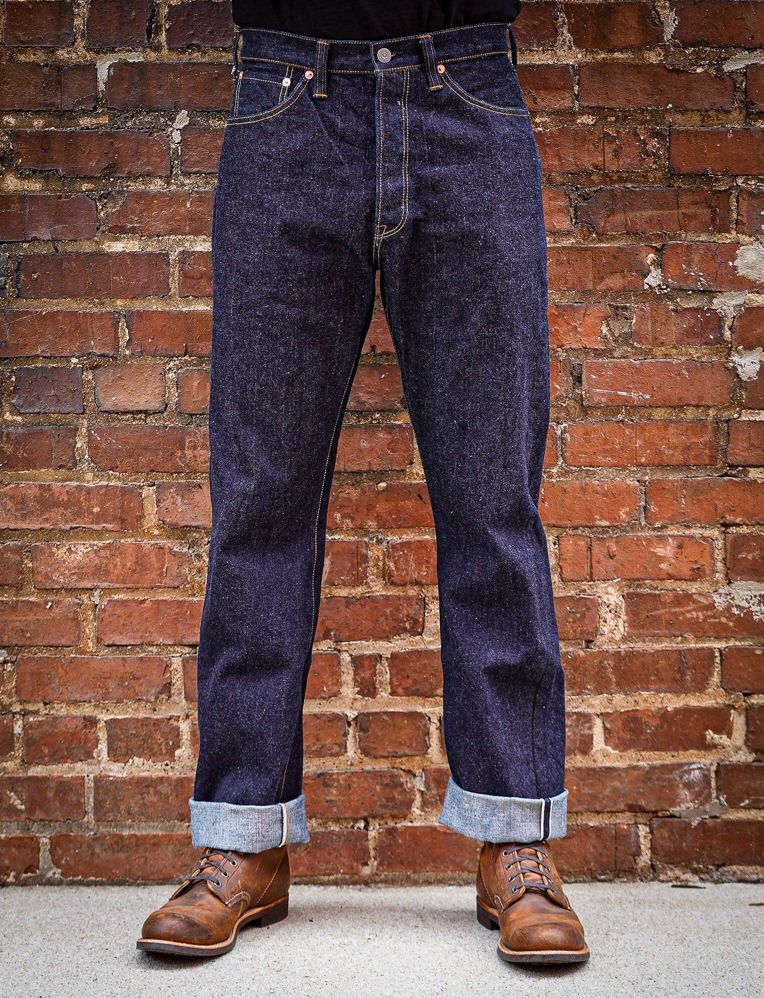 The Flat Head FN-3004 14.5oz Wide Tapered Selvedge Denim - Indigo