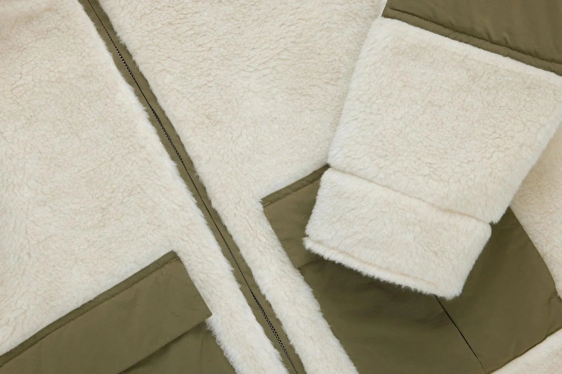 3sixteen Fleece Jacket - Ecru Wool Fleece