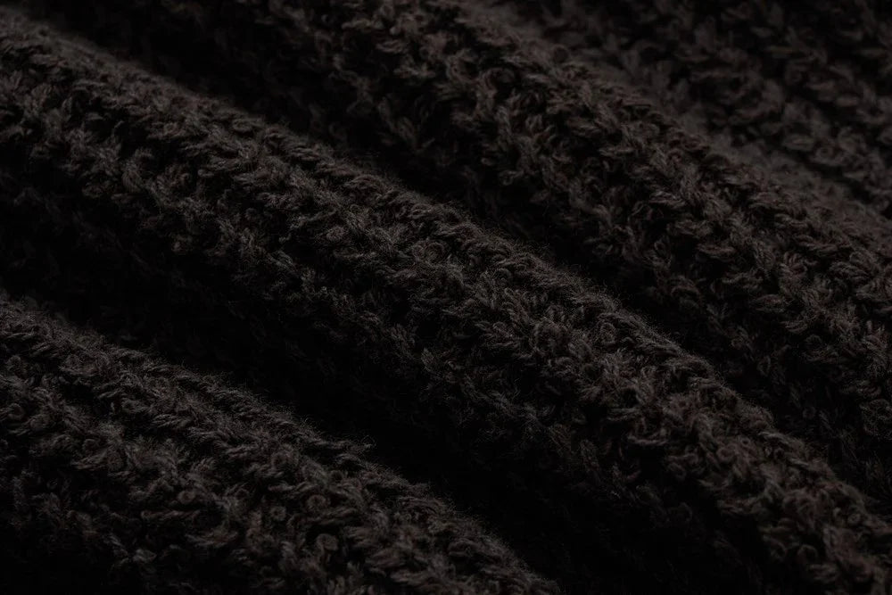 3sixteen Cotton Crewneck Sweater - Bark Boucle