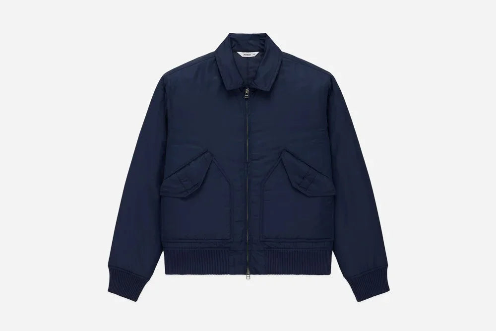 3sixteen CWU Flight Jacket - Blue Aviator Satin – Guilty Party