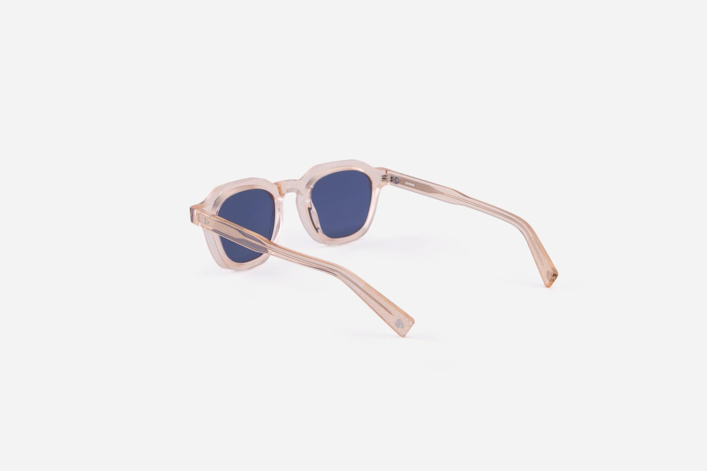 3sixteen SP-05 Geometric Sunglasses - Champagne / Navy