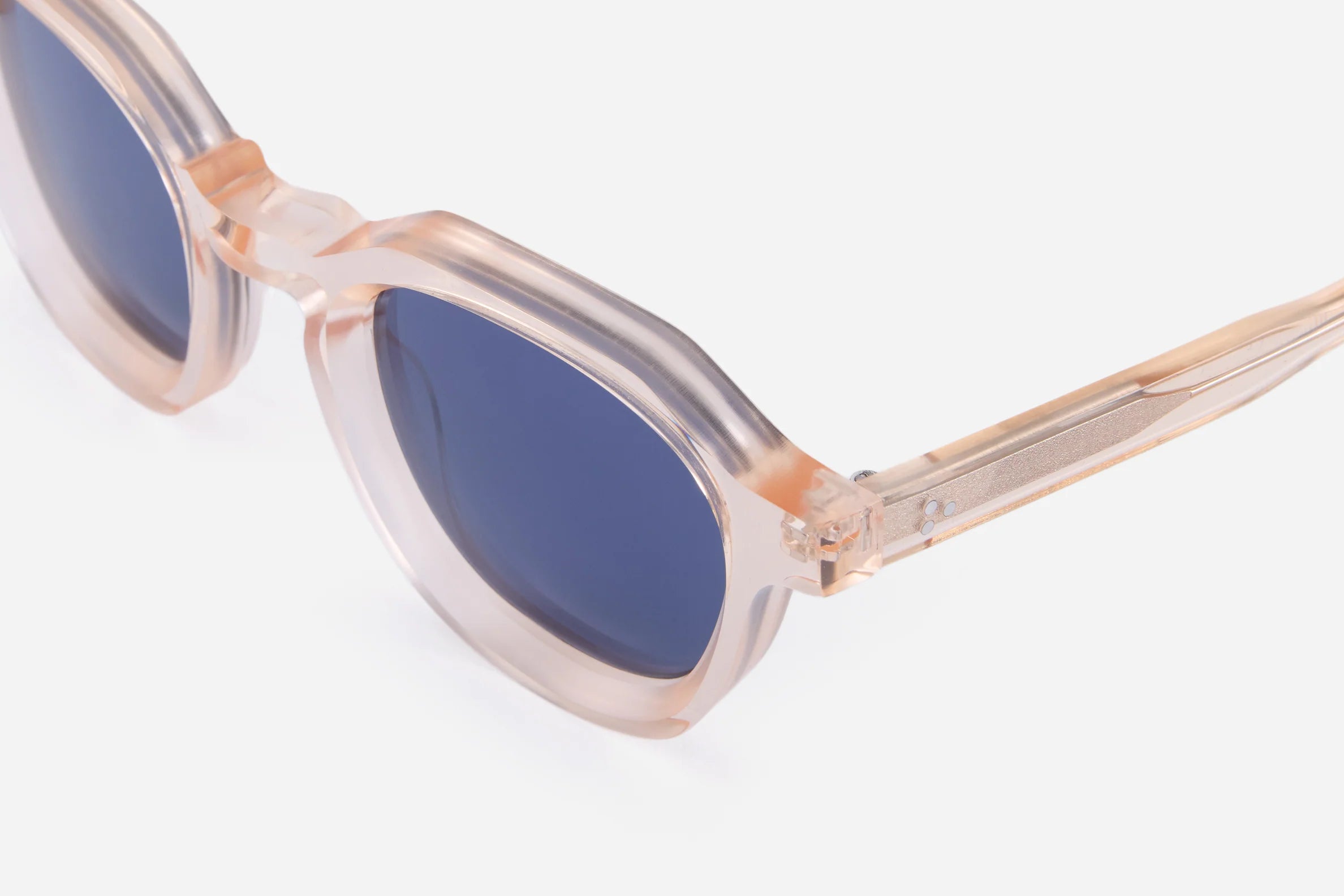 3sixteen SP-05 Geometric Sunglasses - Champagne / Navy