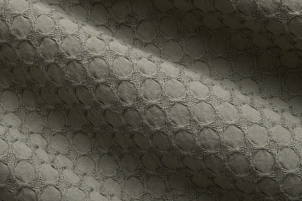 3sixteen Resort Shirt - Olive Geo Weave