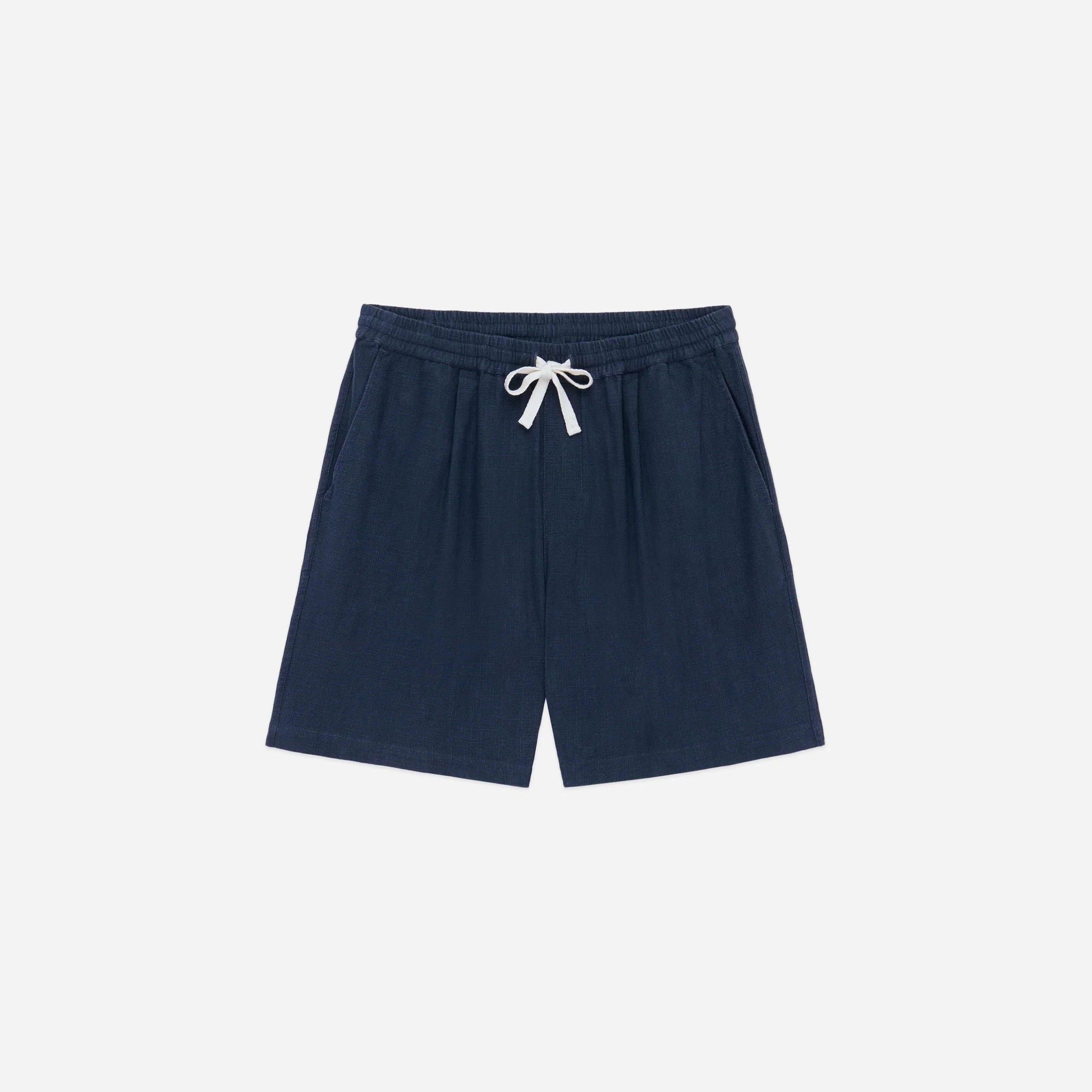 3sixteen Drawstring Short - Navy Linen