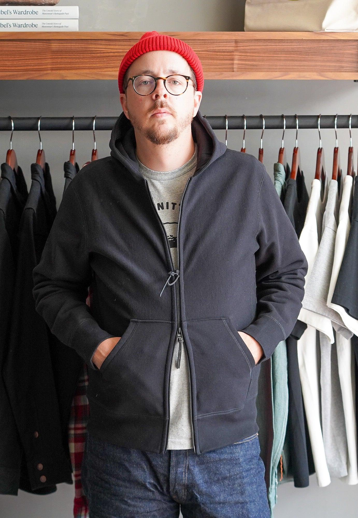 Heavyweight Zip Hoody - Black - Guilty Party