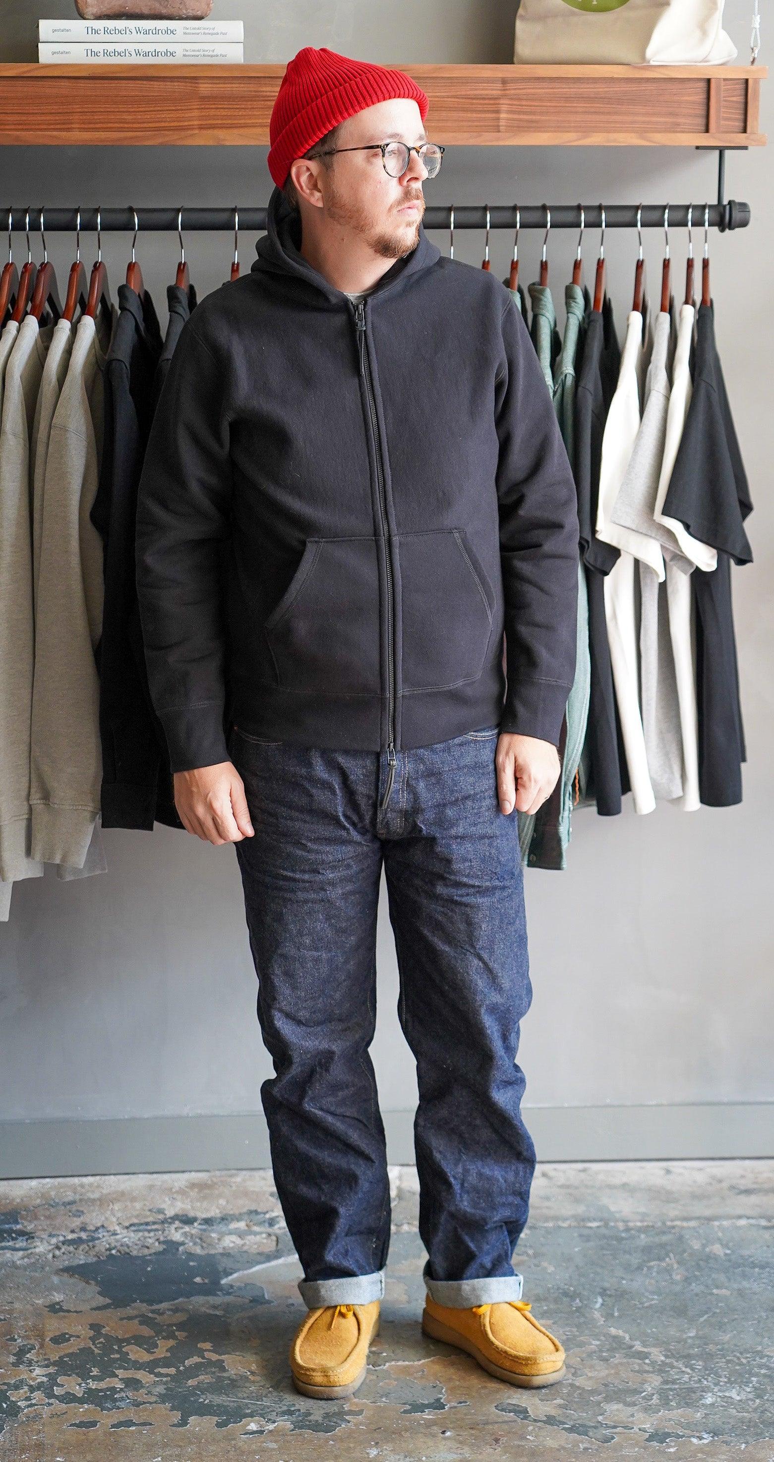 Heavyweight Zip Hoody - Black - Guilty Party