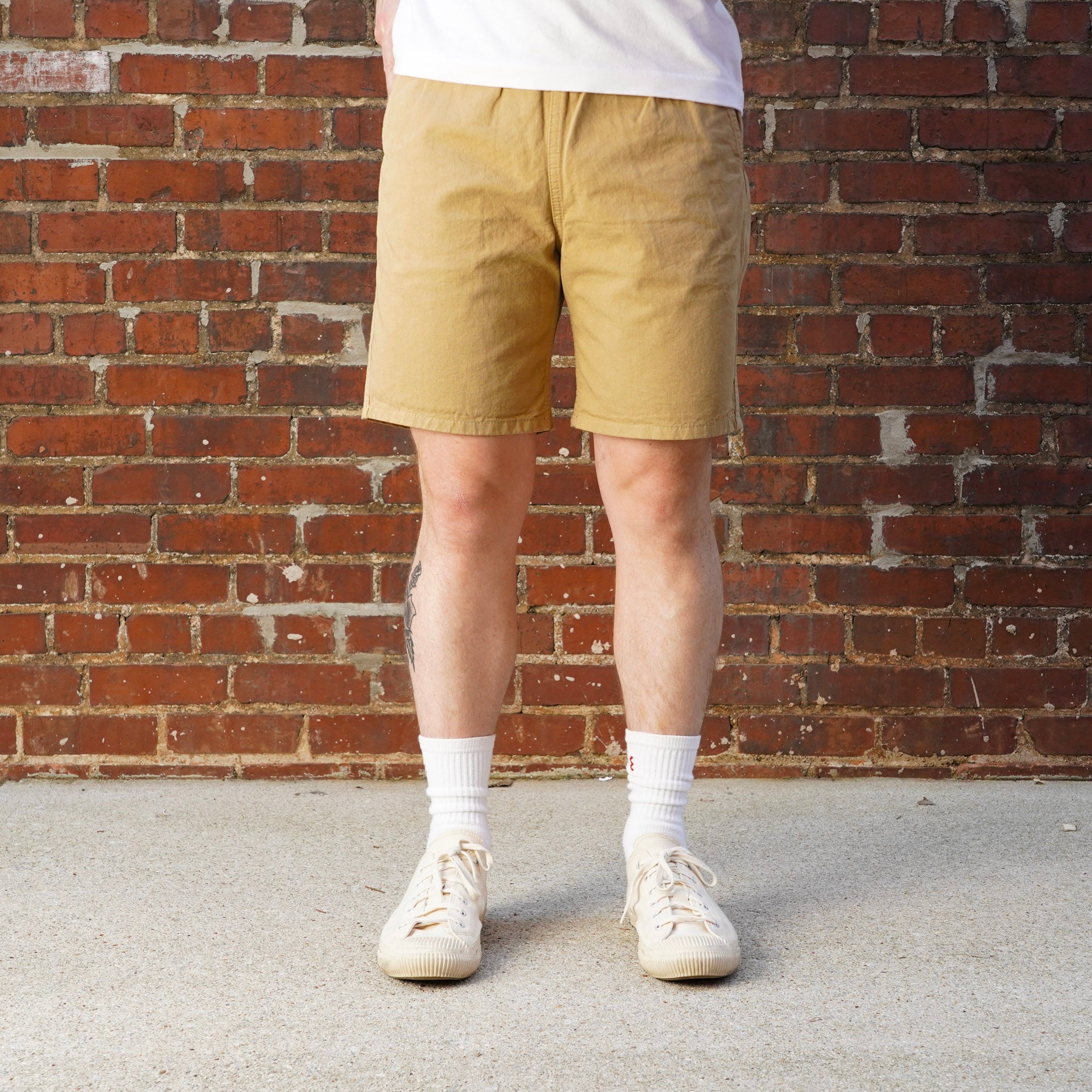 Iron Heart IH-729-KHA Cotton Easy Shorts - Khaki