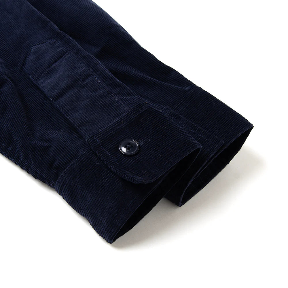 Studio D'Artisan 4625 Corduroy Racing Jacket - Navy