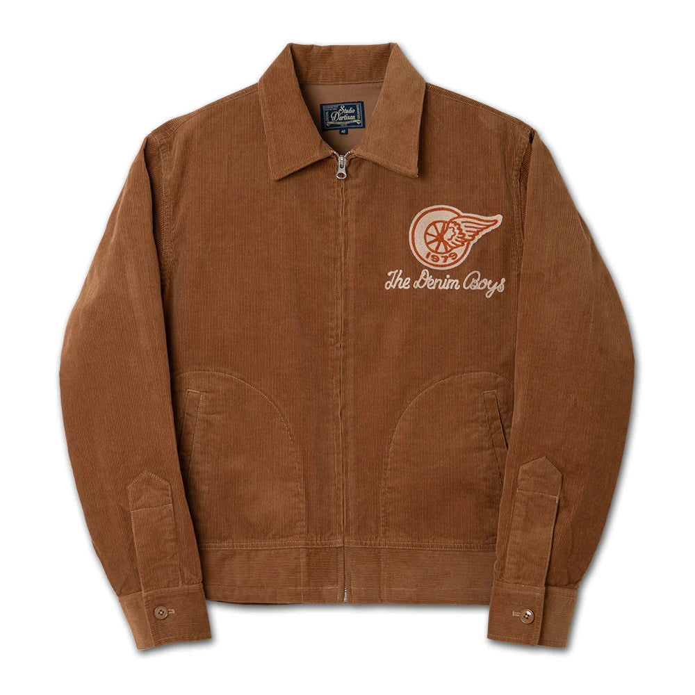 Studio D'Artisan 4625 Corduroy Racing Jacket - Brown – Guilty Party