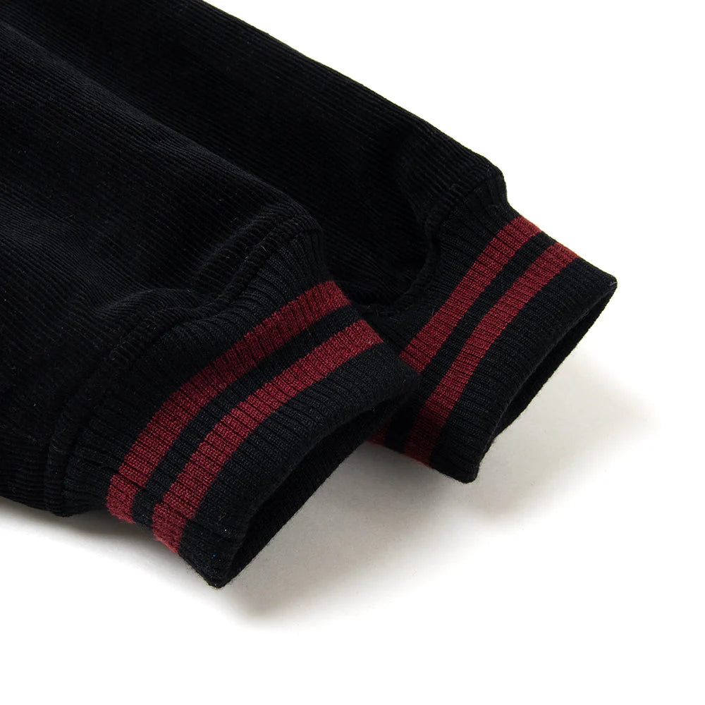 Studio D'Artisan 4626 Corduroy Stadium Jacket - Black