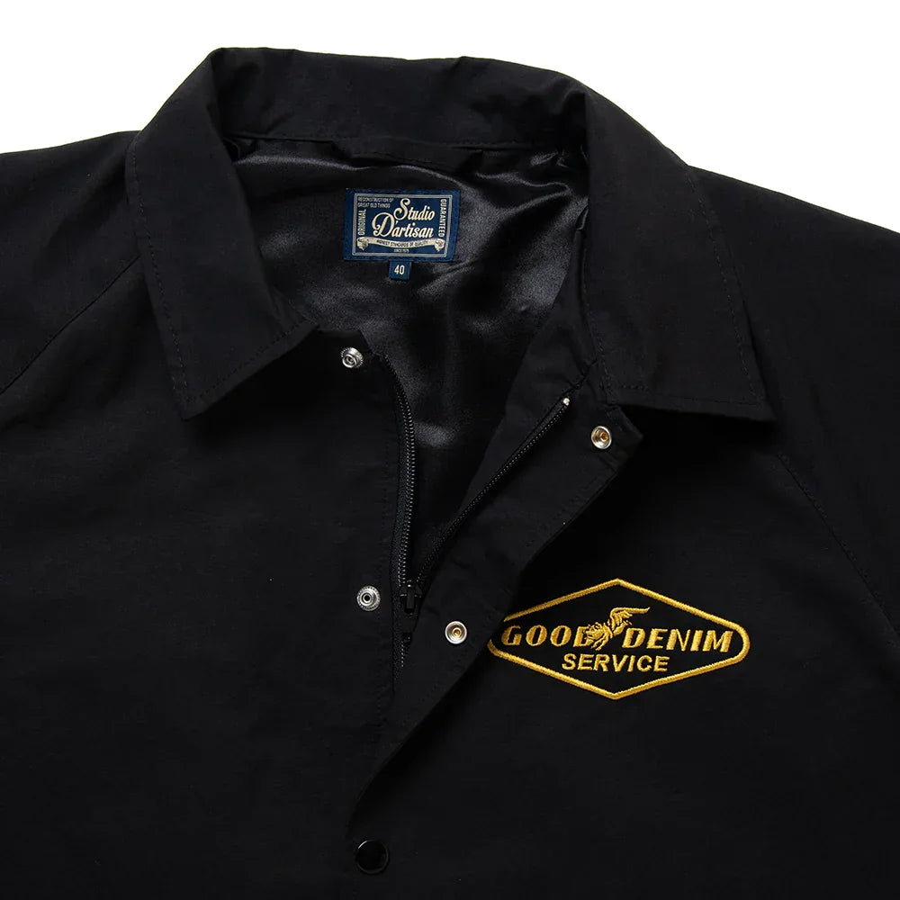 Studio D'Artisan 4627 60/40 Cross Coach Jacket - Black