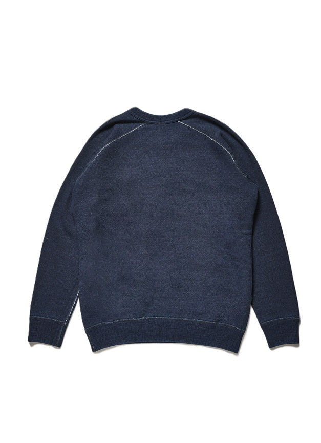 Pure Blue Japan 5409-ID Indigo Dyed Sweatshirt
