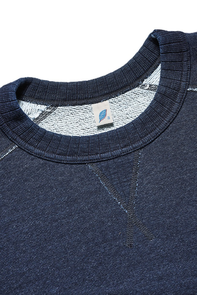 Pure Blue Japan 5409-ID Indigo Dyed Sweatshirt