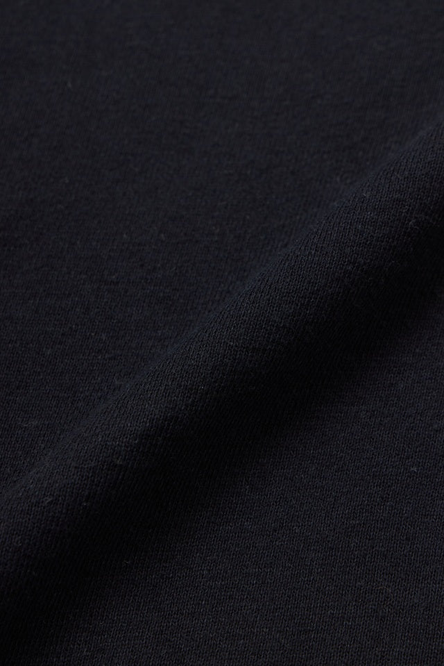 Pure Blue Japan 5409-IDBK Indigo Dyed Sweatshirt - Overdyed Black