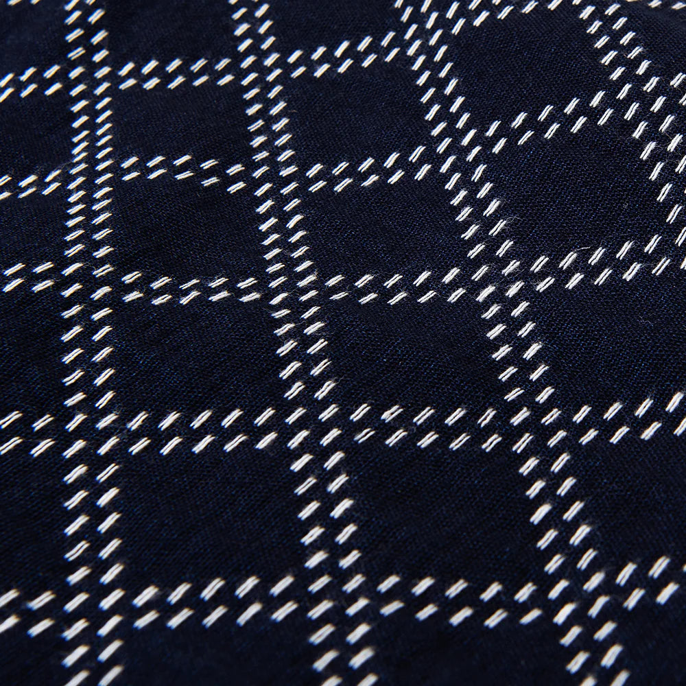 Studio D'Artisan 5728 Sashiko Work Shirt - Indigo