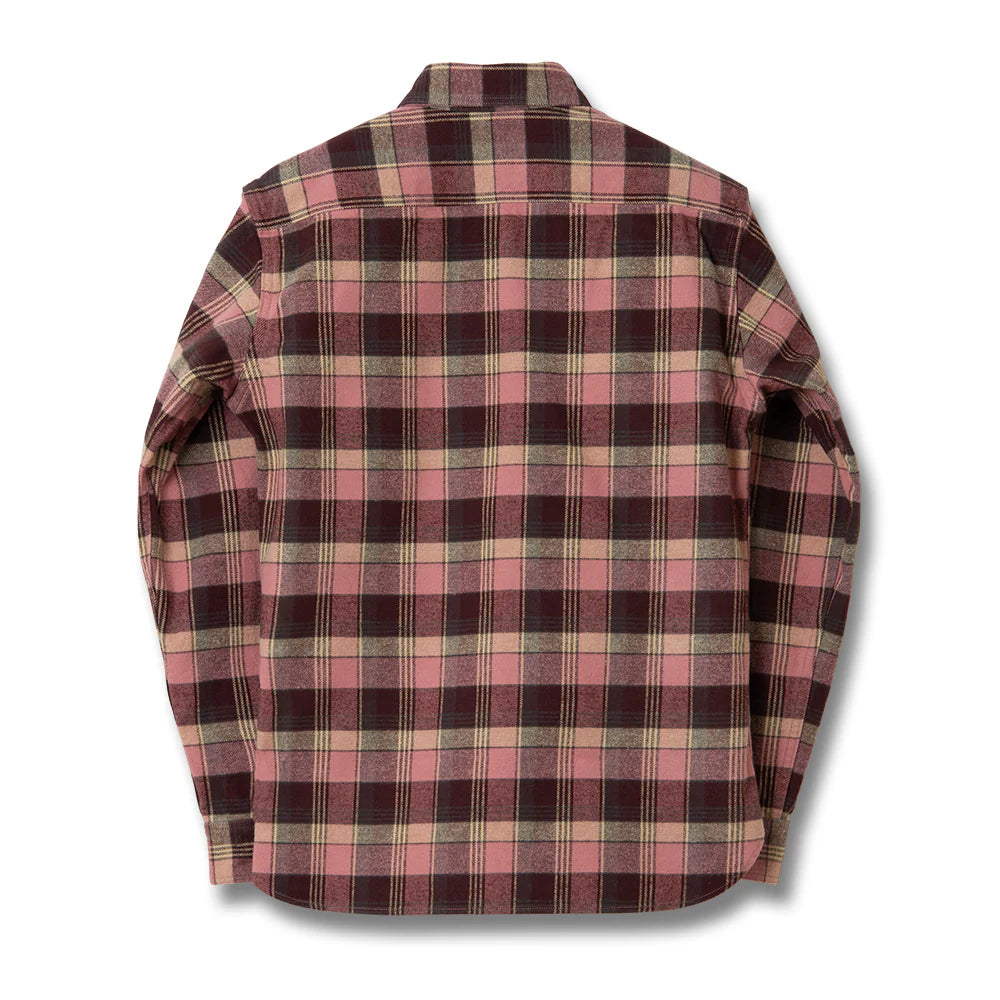 Studio D'Artisan 5735 Heavyweight Flannel Work Shirt - Red