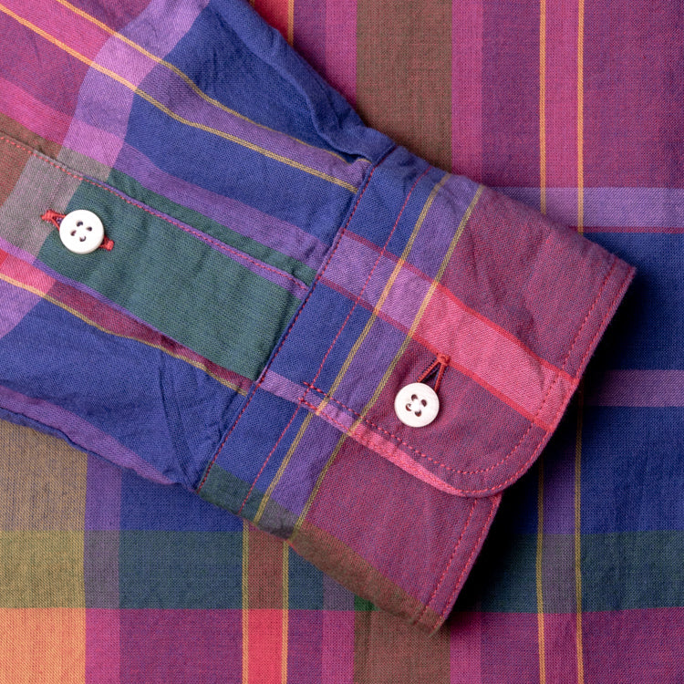 Gitman Vintage Original Madras Shirt - Purple
