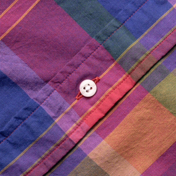 Gitman Vintage Original Madras Shirt - Purple