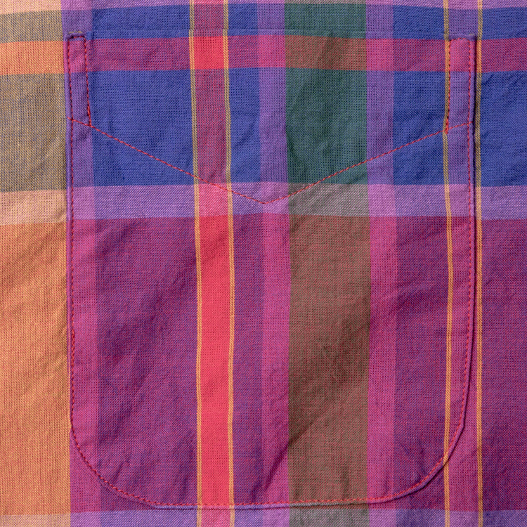 Gitman Vintage Original Madras Shirt - Purple