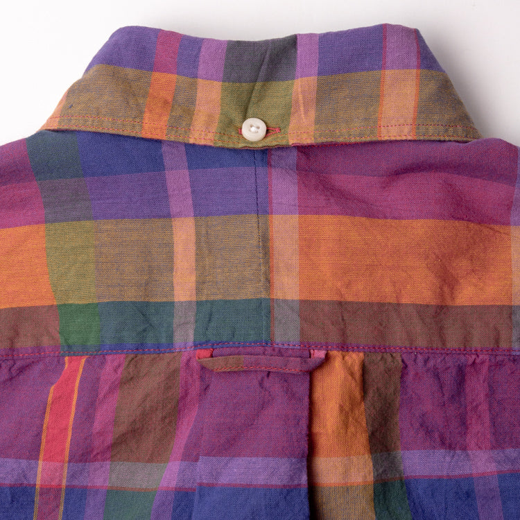 Gitman Vintage Original Madras Shirt - Purple