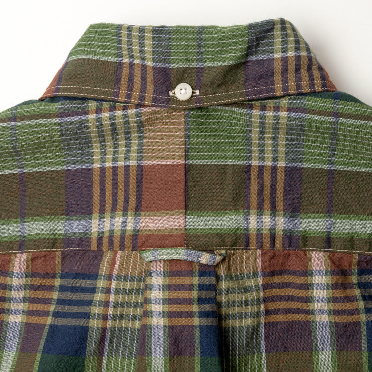 Gitman Vintage Original Madras Shirt - Olive