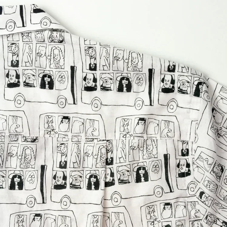 Gitman Vintage Git On The Bus, Gus Shirt - Black