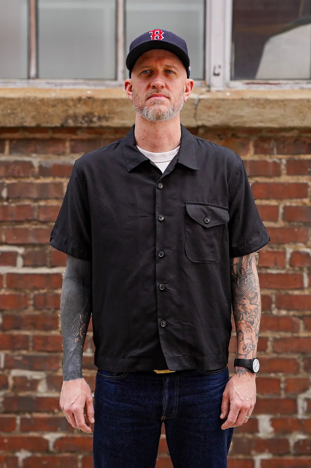 Freenote Cloth Jove Tencel Shirt - Black