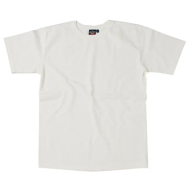 Studio D'Artisan 9913 Tsuri-Ami Loopwheeled T-Shirt - White