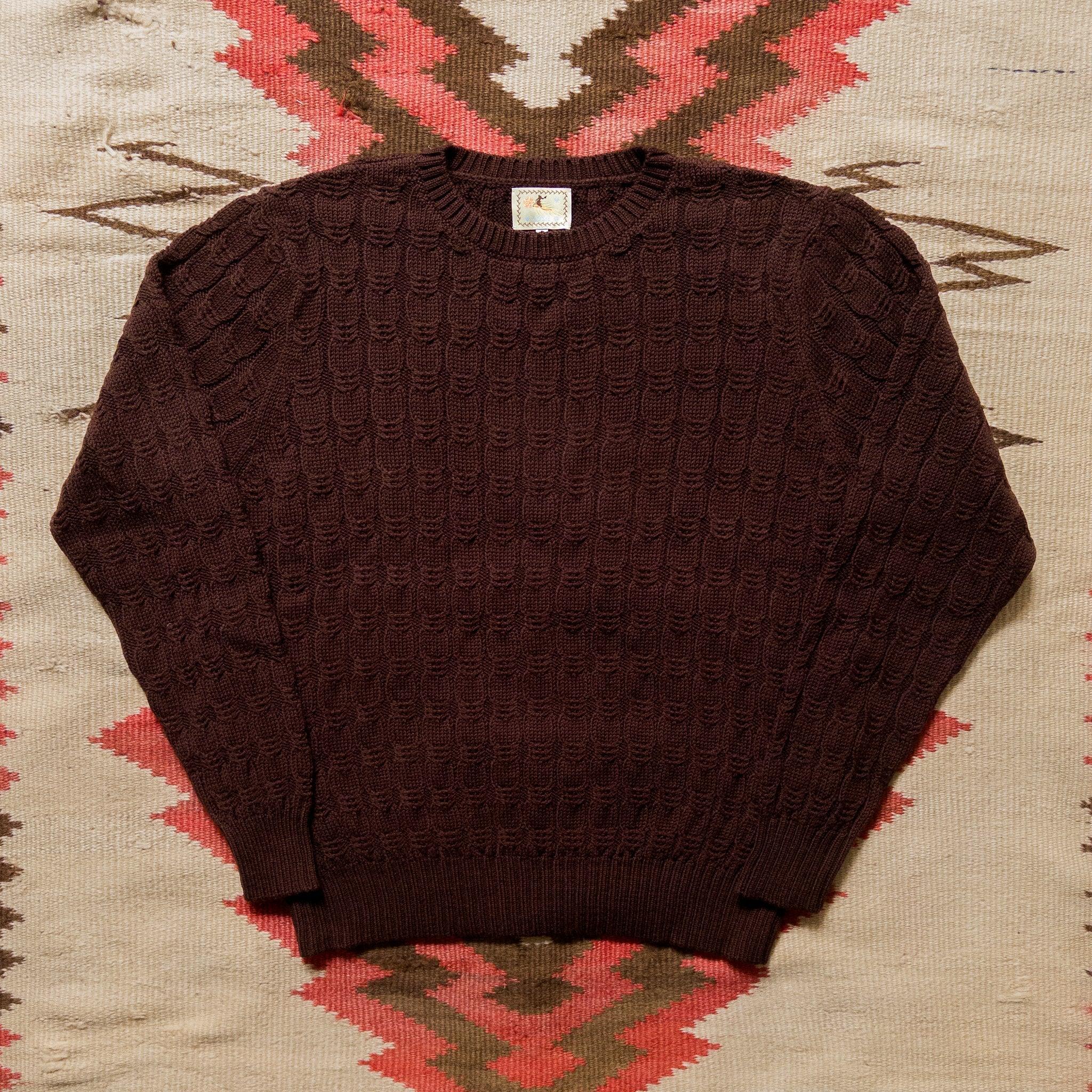 Wythe Highland Cableknit Sweater - Brown