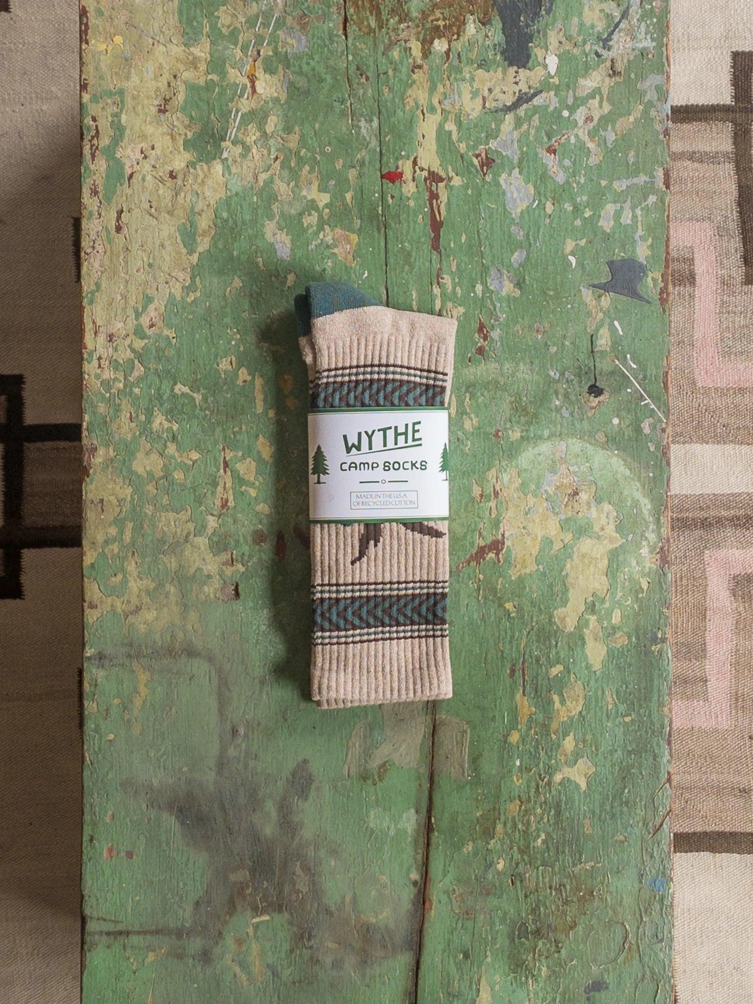 Wythe Mallard Flight Recycled Cotton Camp Socks